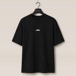 Embroidered Skyline Heavyweight Tee (Black)