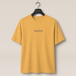 City Image Embroidered Script Tee (Mustard)