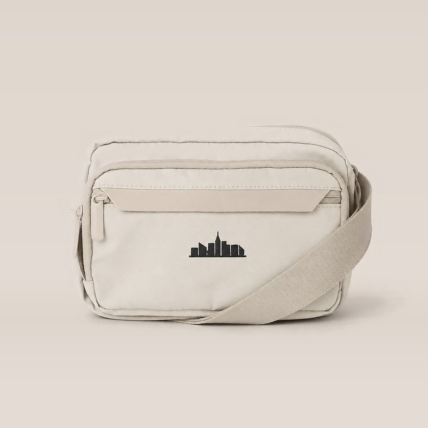 Skyline Cross Body Bag (Stone) — front