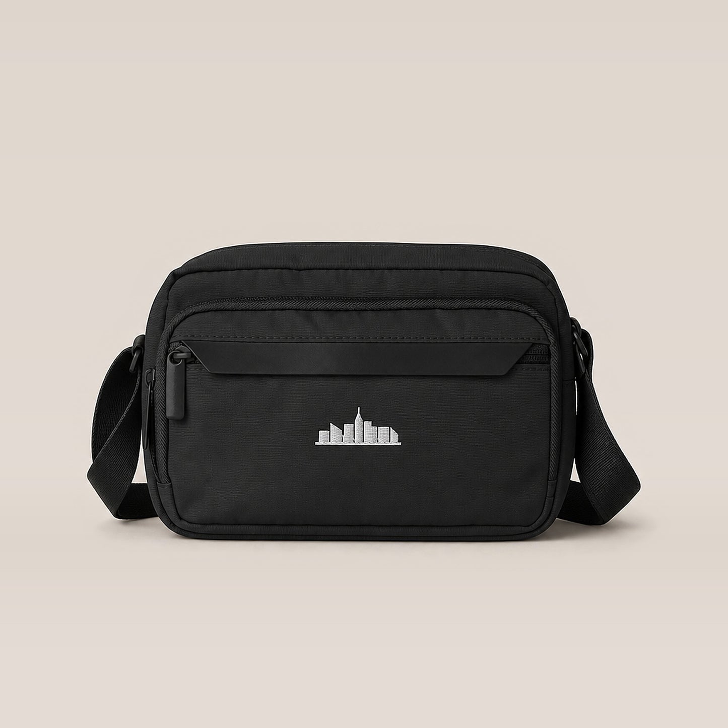 Skyline Cross Body Bag (Black) — front