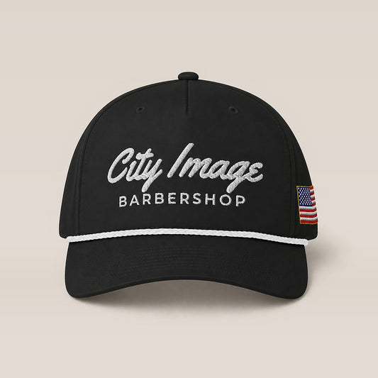 City Image Rope Cap (Black) — front