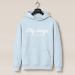 City Image Script Hoodie (Sky Blue)