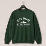 City Image College Crewneck Sweatshirt (Forest Green)