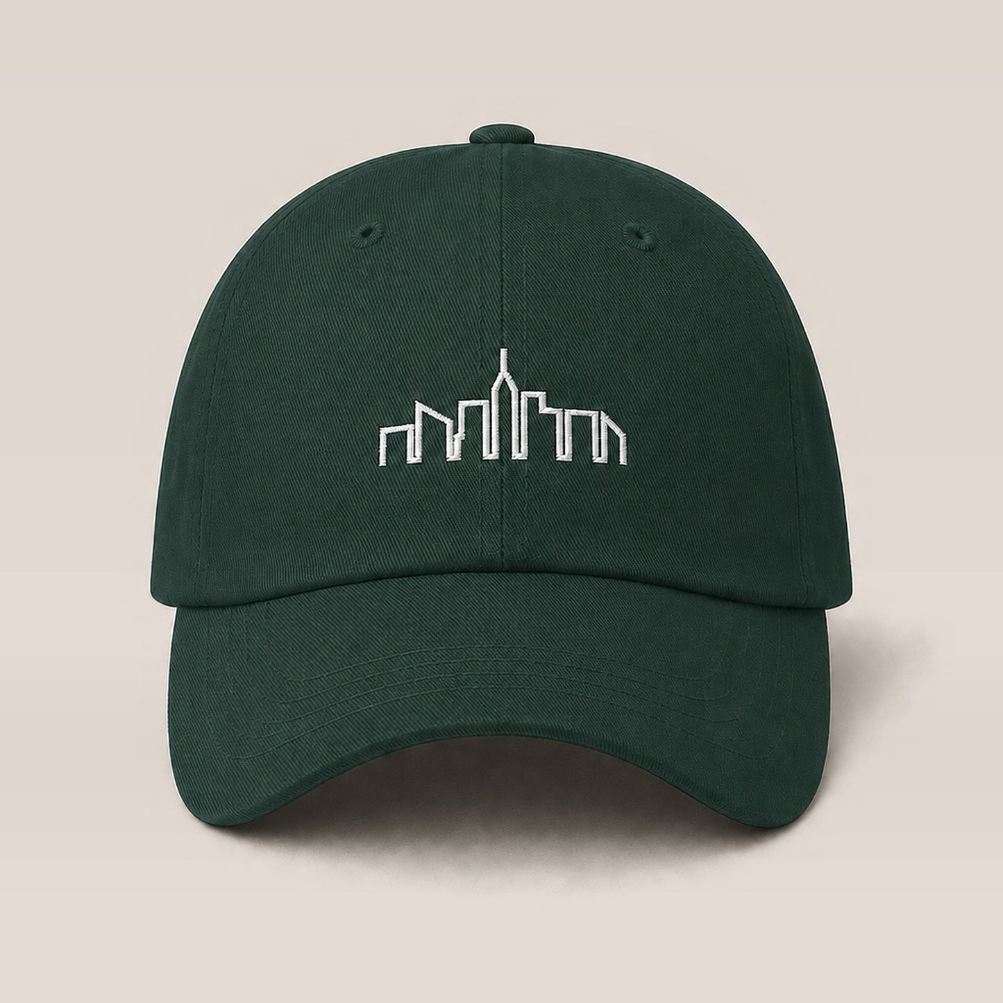 Skyline Dad Hat (Spruce) — front