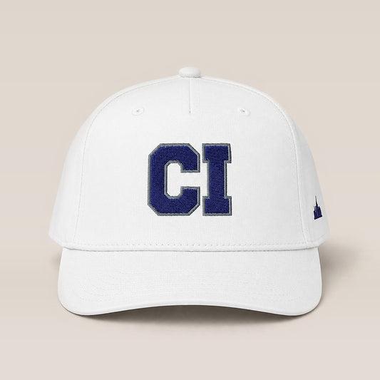 City Image College Cap (White/Navy) studio