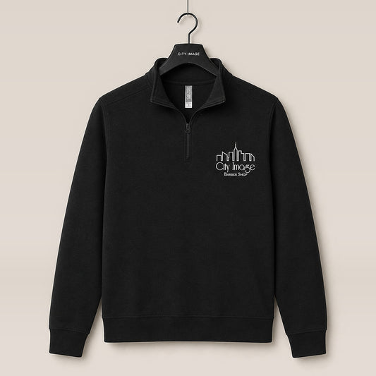 City Image 1/4 Zip (Black) studio