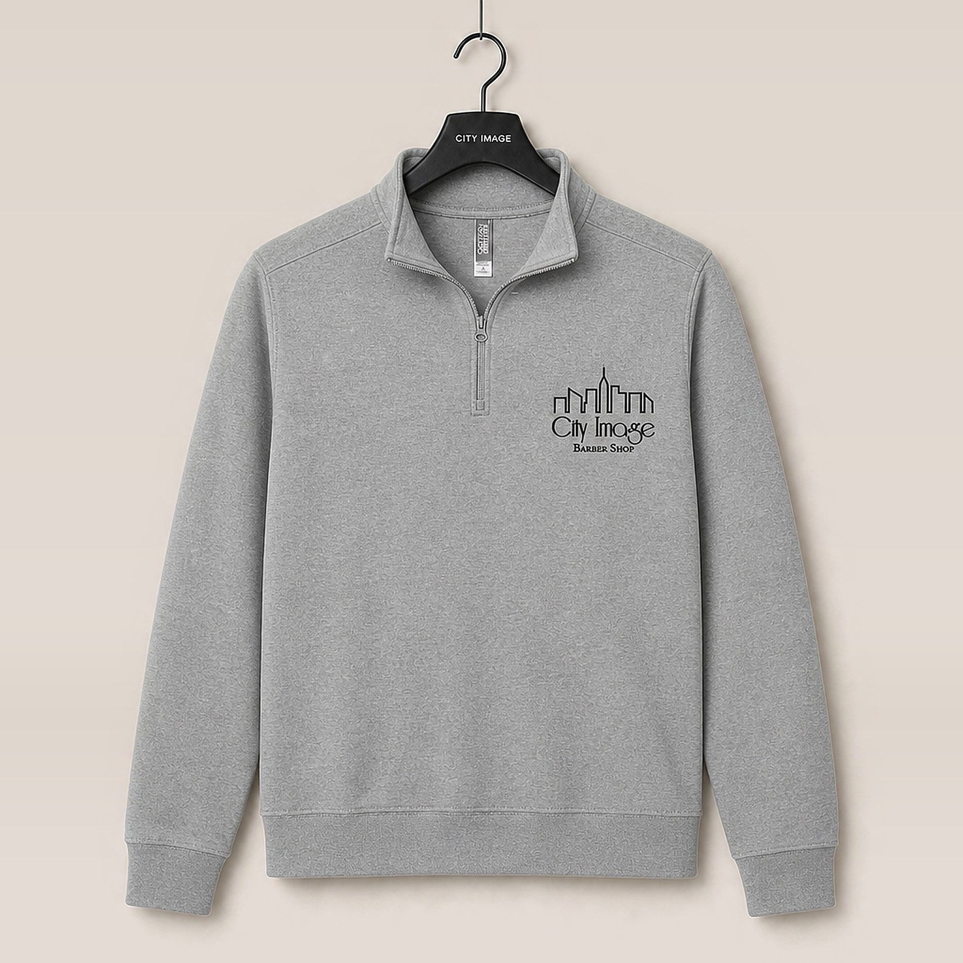 City Image 1/4 Zip (Carbon Grey) studio