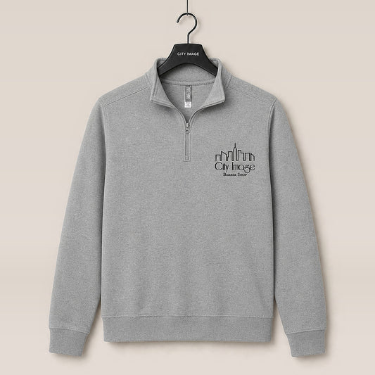 City Image 1/4 Zip (Carbon Grey) studio