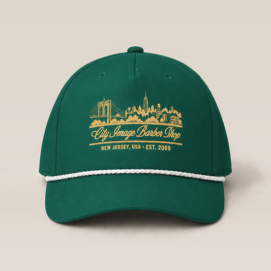 City Image Skyline Rope Cap (Kelly/White) studio