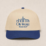 City Image Logo 5 Panel Cap (Royal/Natural)