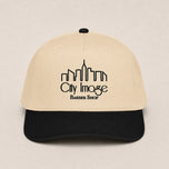 City Image Logo 5 Panel Cap (Black/Natural)