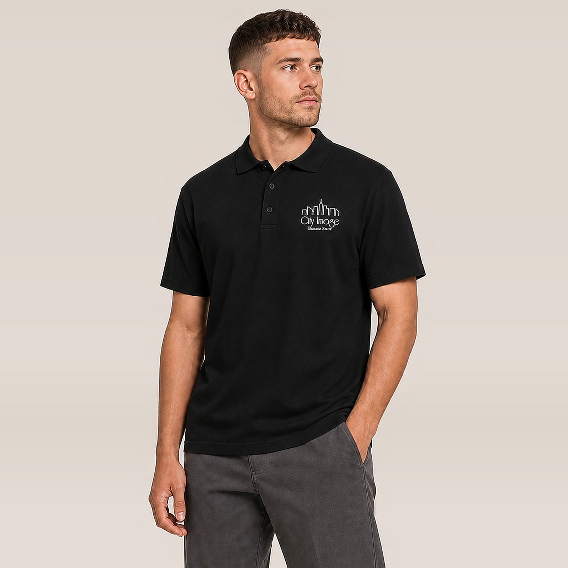 City Image Polo — on model