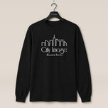 City Image Logo Long Sleeve T-Shirt (Black)