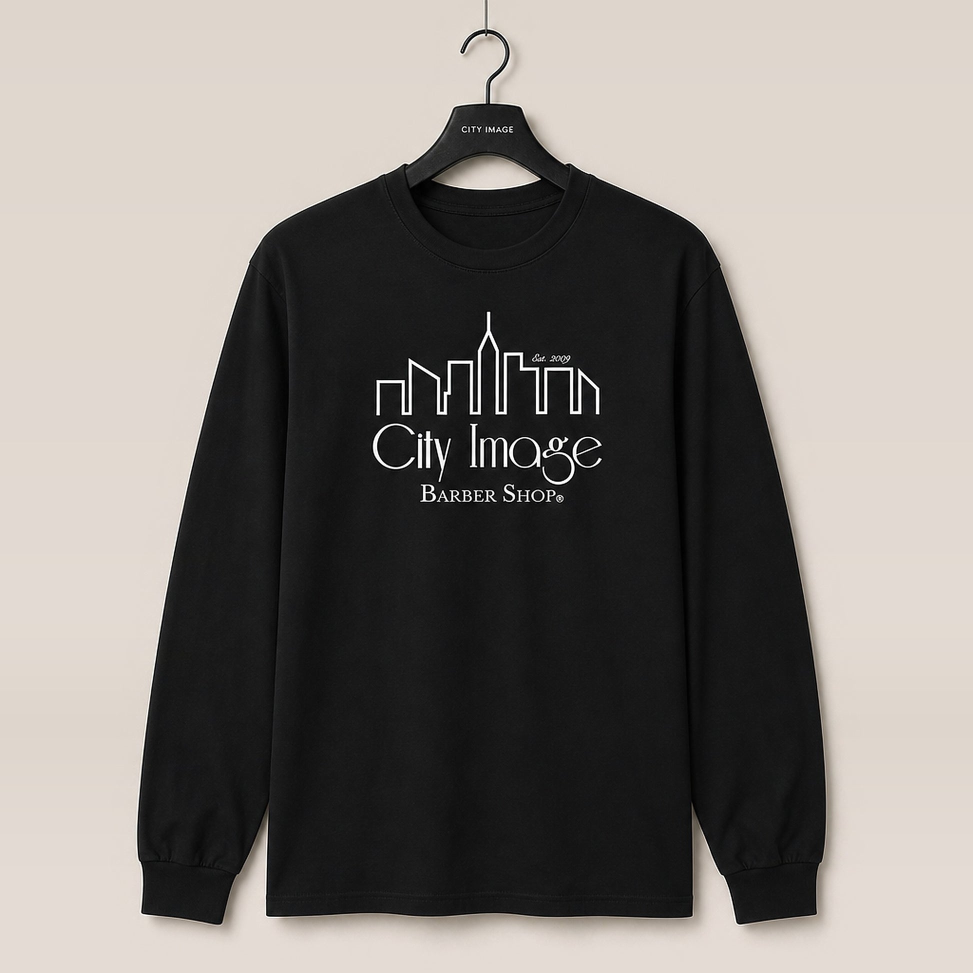 City Image Logo Long Sleeve T-Shirt — front