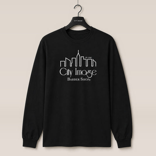 City Image Logo Long Sleeve T-Shirt — front