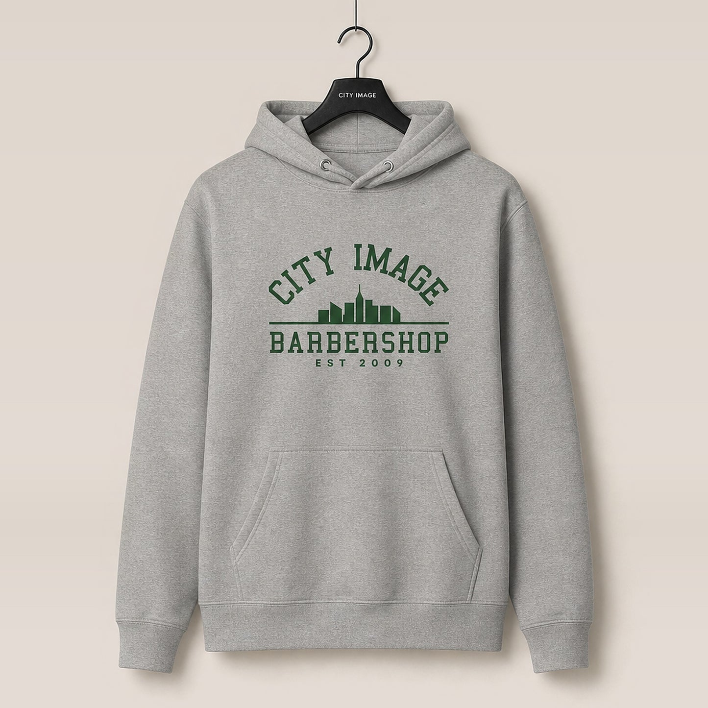 City Image College Hoodie (Carbon Grey) — front