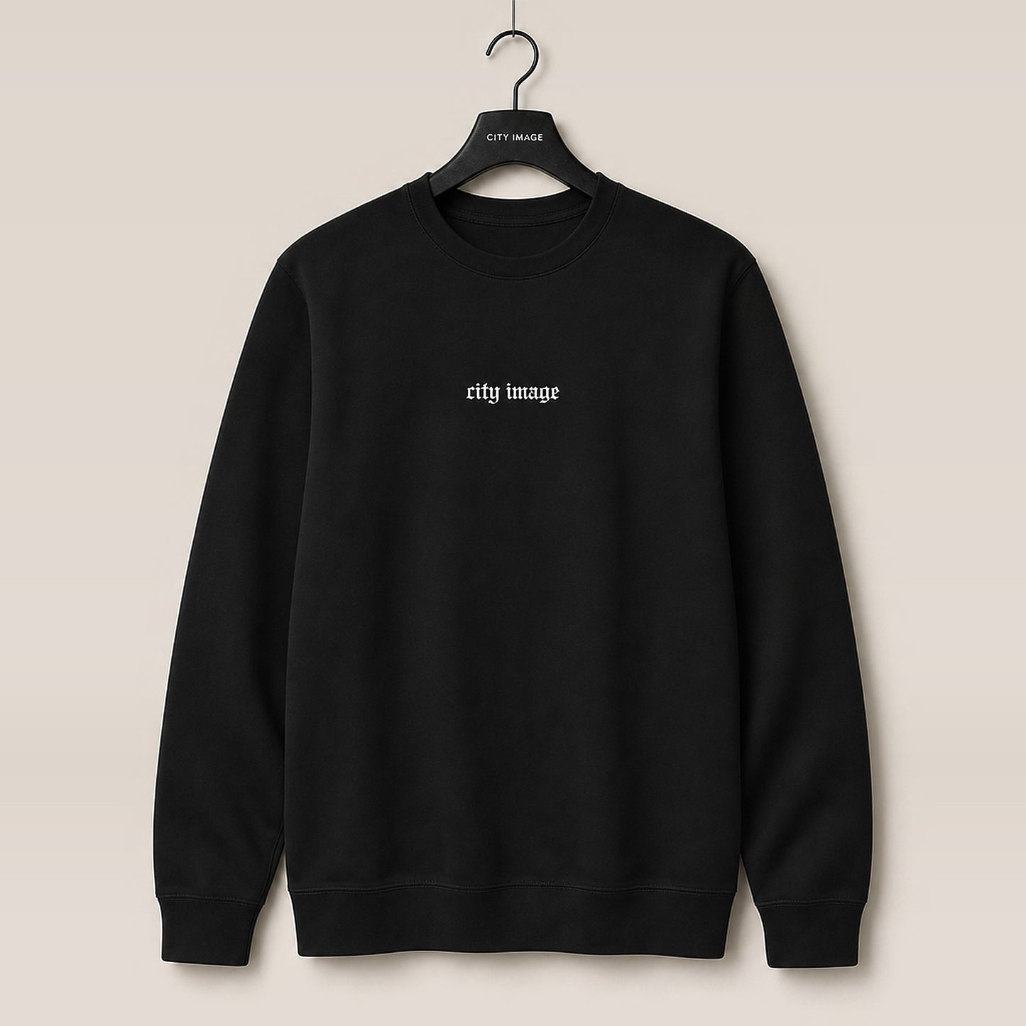 City Image Old English Crewneck — front
