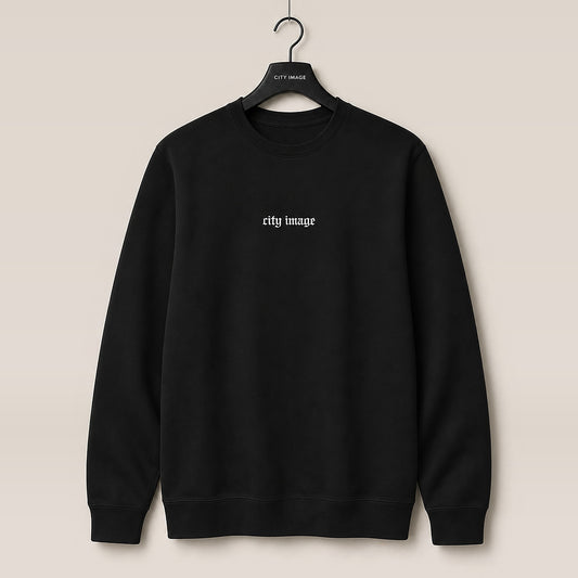 City Image Old English Crewneck — front