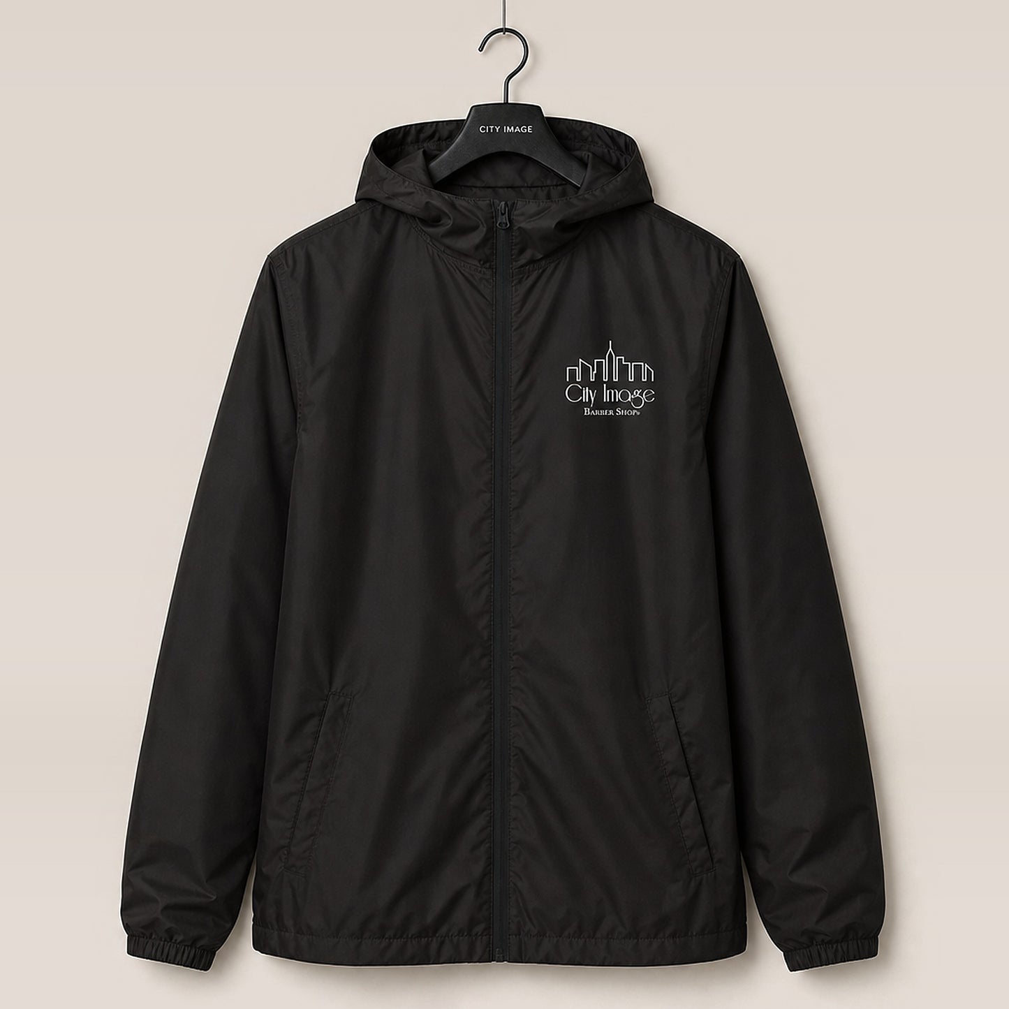 City Image Windbreaker Jacket — front