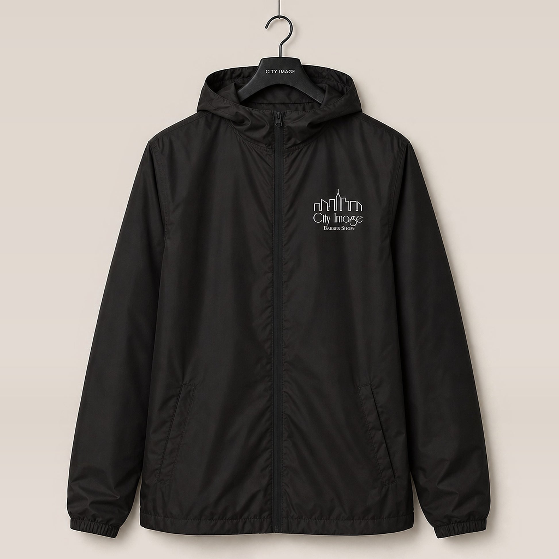 City Image Windbreaker Jacket — front