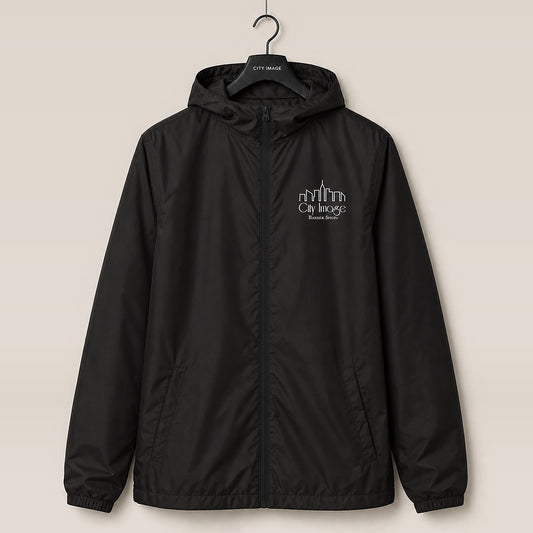 City Image Windbreaker Jacket — front